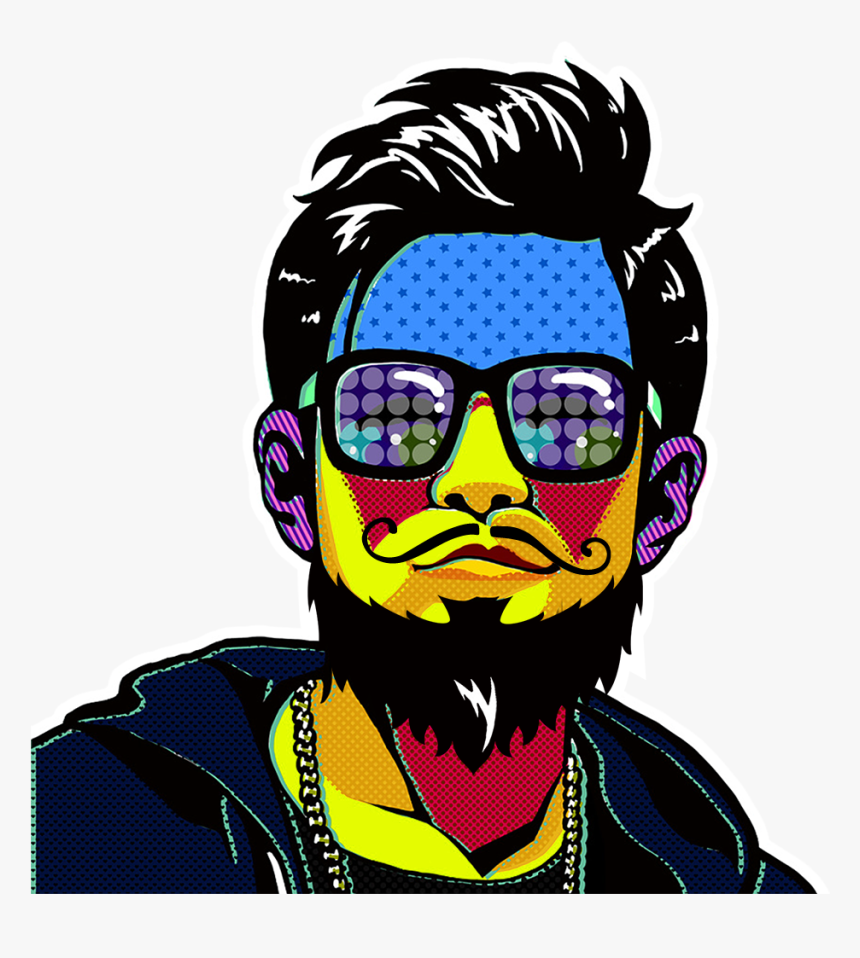 Hip Man Illustration Hop Cartoon Free Clipart Hd Clipart - Hip Hop Cartoon, HD Png Download