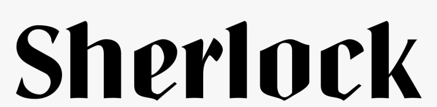 Sherlock - Vodafone Rg Font Download, HD Png Download
