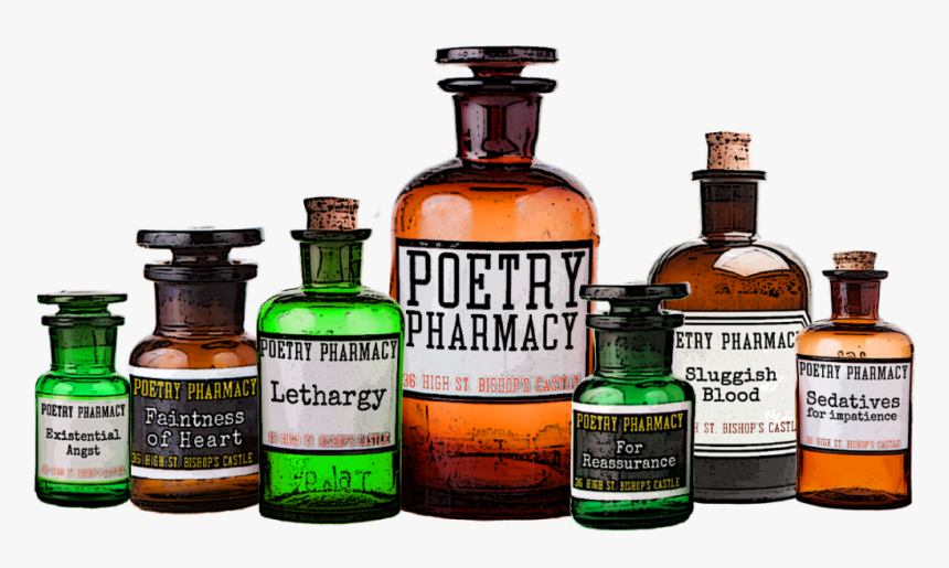 Poetry Pharmacy Bottle Logo, HD Png Download
