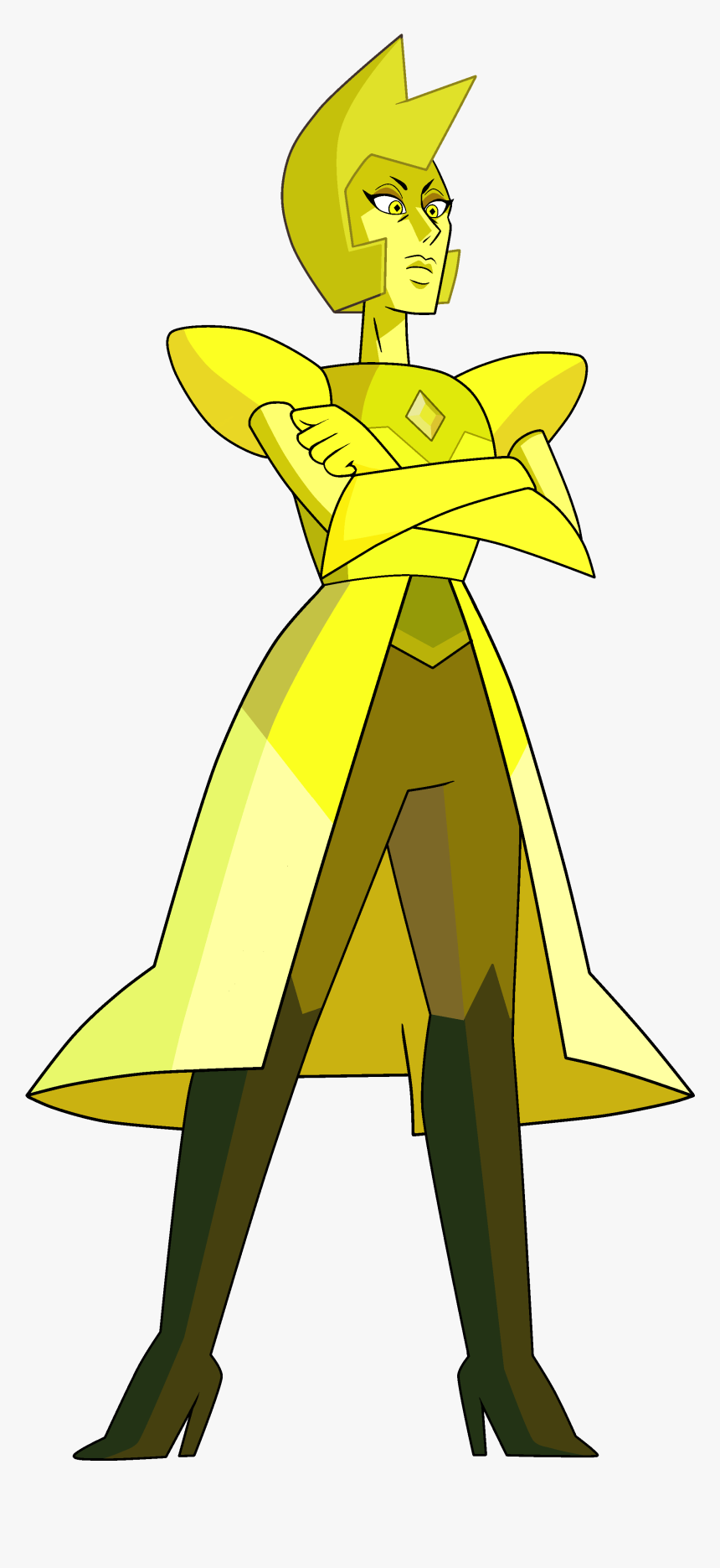 Gems Clipart Yellow Gem - Diamond Pearl Steven Universe, HD Png Download