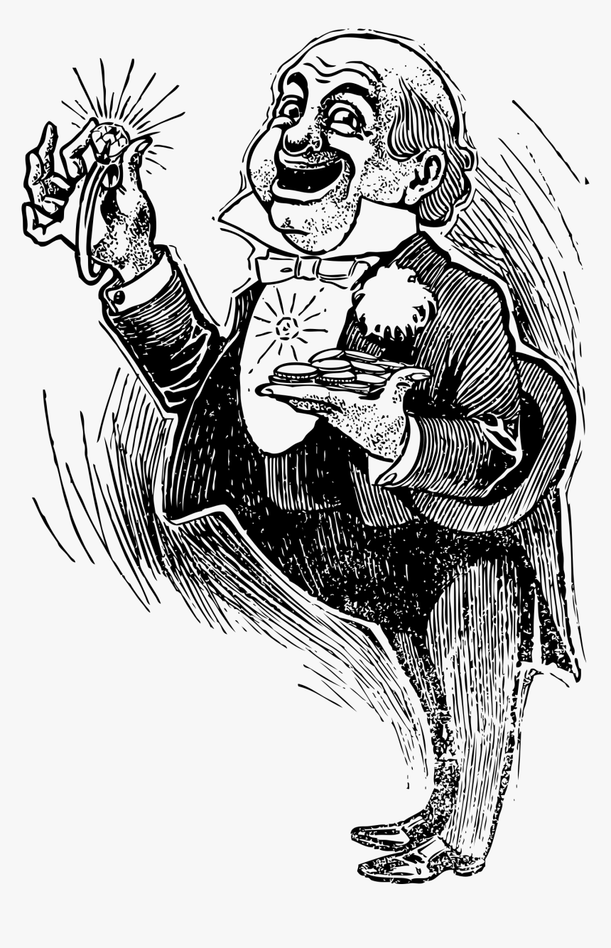 Man With Diamonds And Money Clip Arts - Rich And The Poor Caricature, HD Png Download