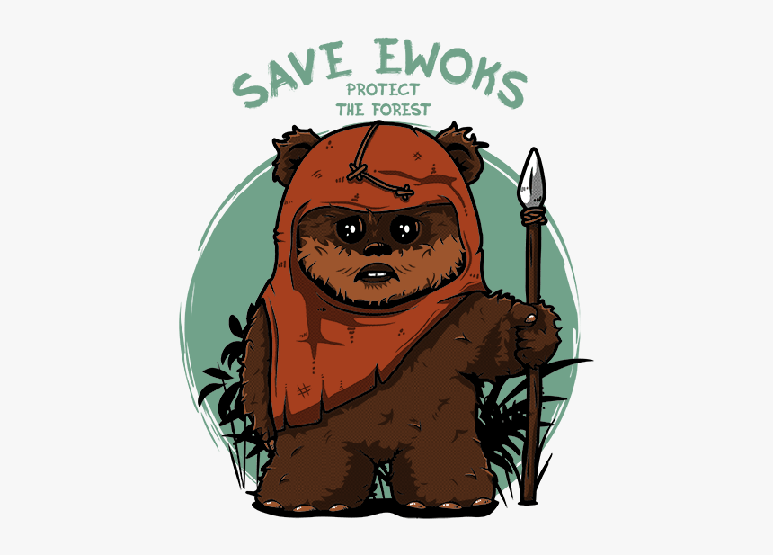 Ewoks, George Lucas, And Lucasarts Image - Star Wars Ewok Logo, HD Png Download