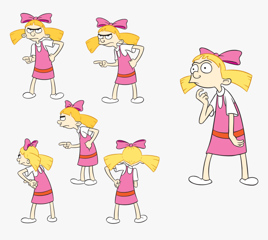 Hey Arnold Helga, HD Png Download
