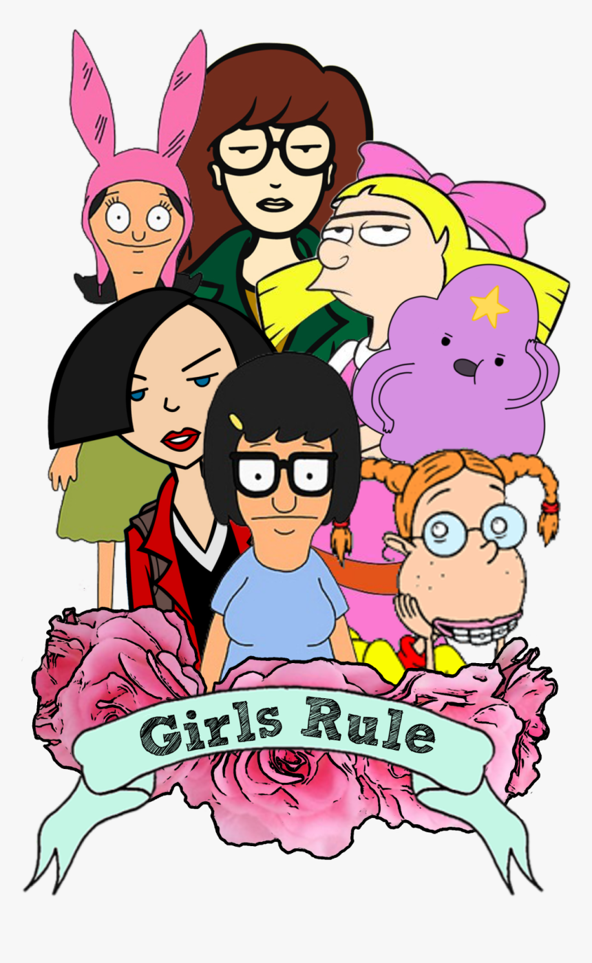 Adventure Time Girls Daria Hey Arnold Girls Rule Jane - Daria Morgendorffer, HD Png Download
