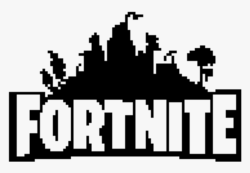 Fortnite Logo Pixel Art, HD Png Download
