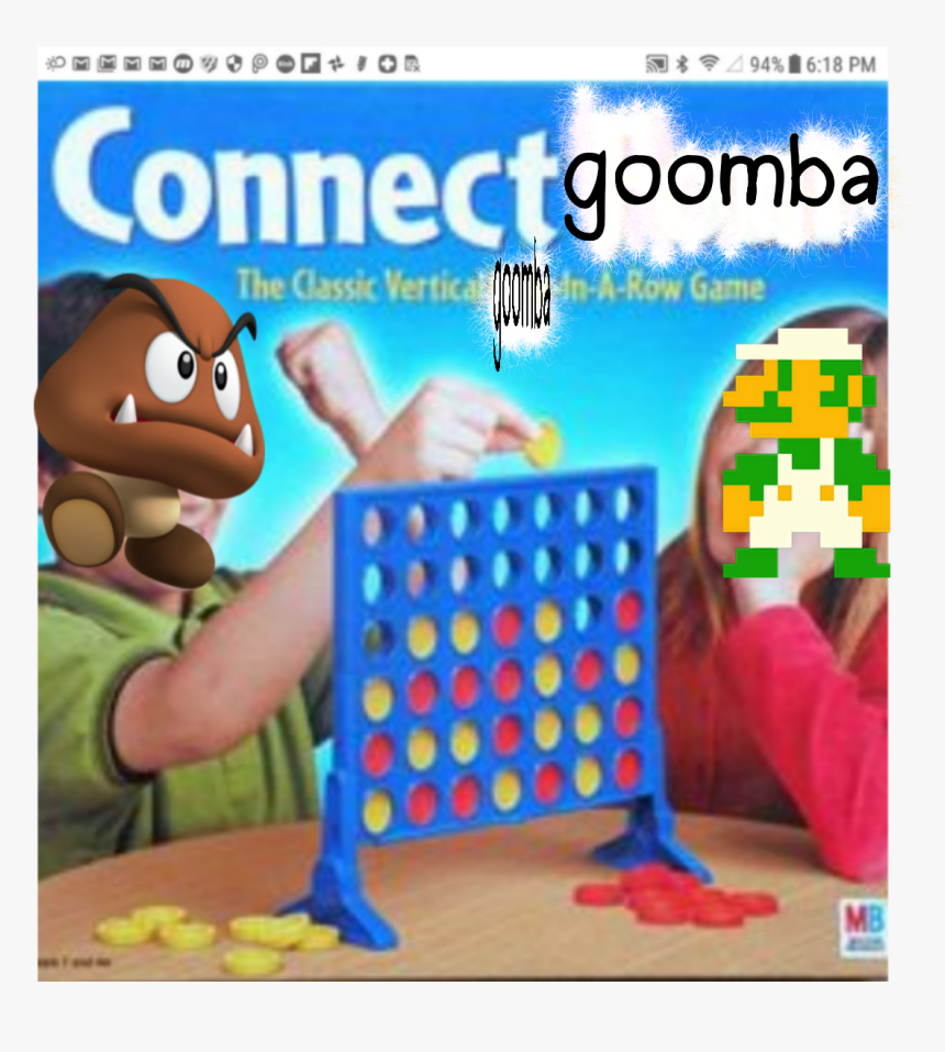 #game💩🌋🐴🐴🐴🐴m #connectfour #goomba #luigi - Connect Four, HD Png Download