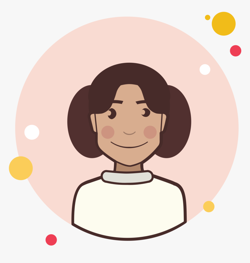 Circle Bubbles Icon - Princes Leia Icon, HD Png Download