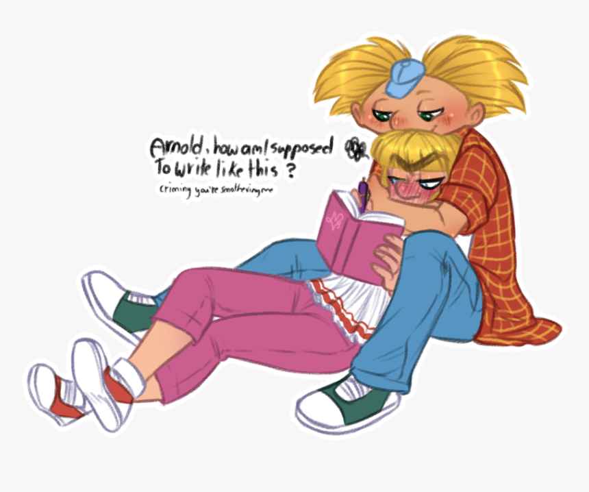 Hangin Out By Kerenitychan Arnold And Helga, Hey Arnold, - Hey Arnold Cursed, HD Png Download