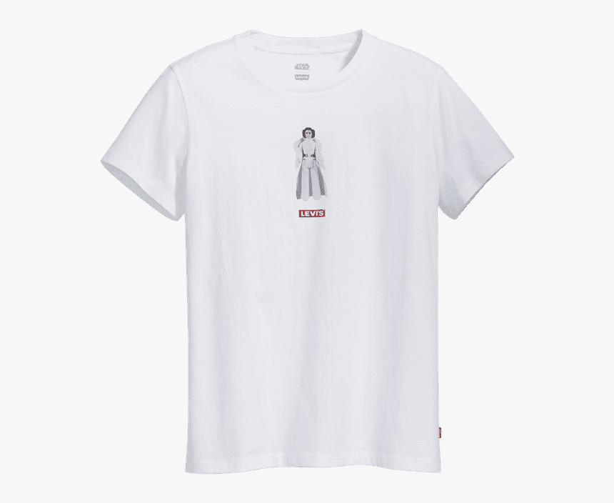 Levi S X Star Wars Princess Leia T-shirt - Levi's X Star Wars, HD Png Download
