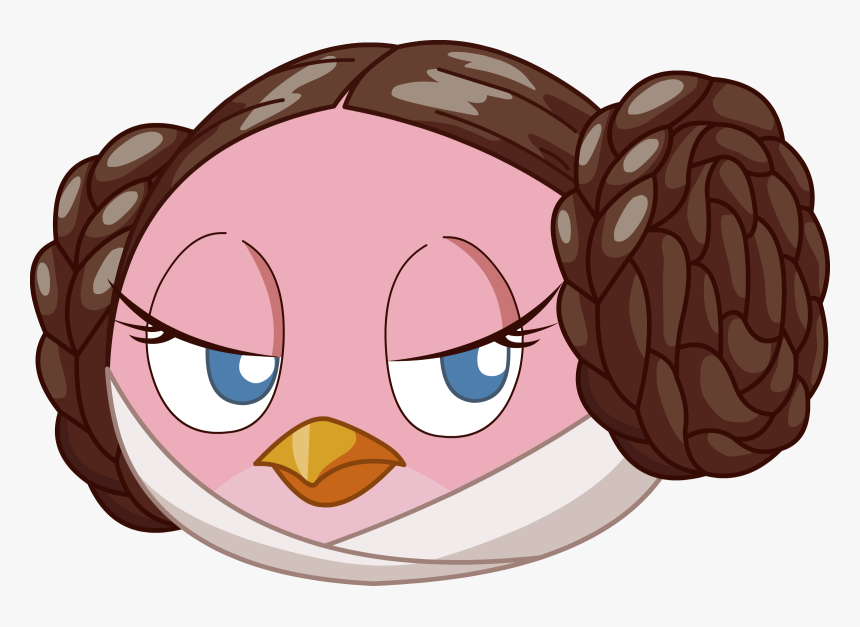 Angry Birds Star Wars - Angry Birds Star Wars Pink Bird, HD Png