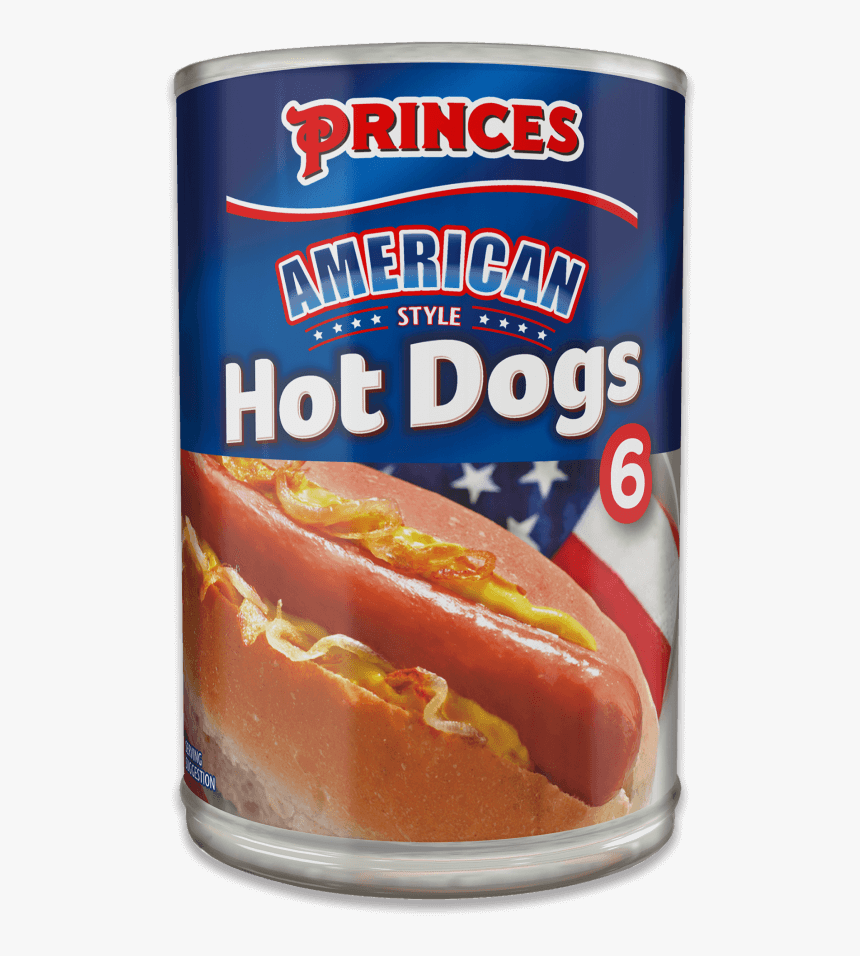 American Style Hot Dogs - American Hot Dog Can, HD Png Download