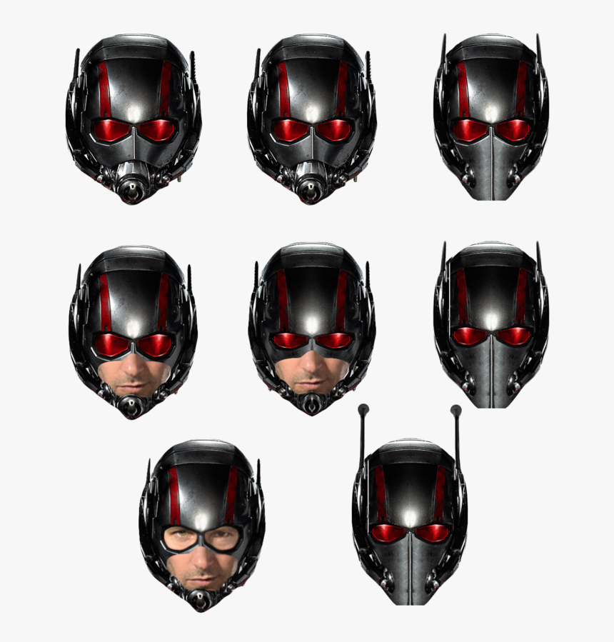 Transparent Yellow Jacket Png - Ant Man Helmet Open, Png Download