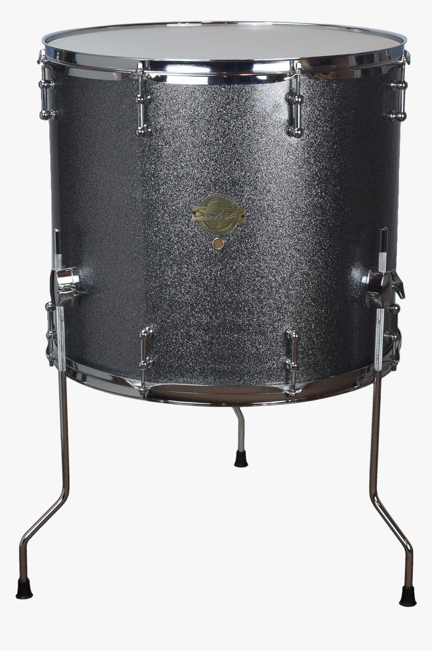 Silver Sparkle 18 X16 Tom Tom Drum - Tom Tom Drum Clipart, HD Png Download
