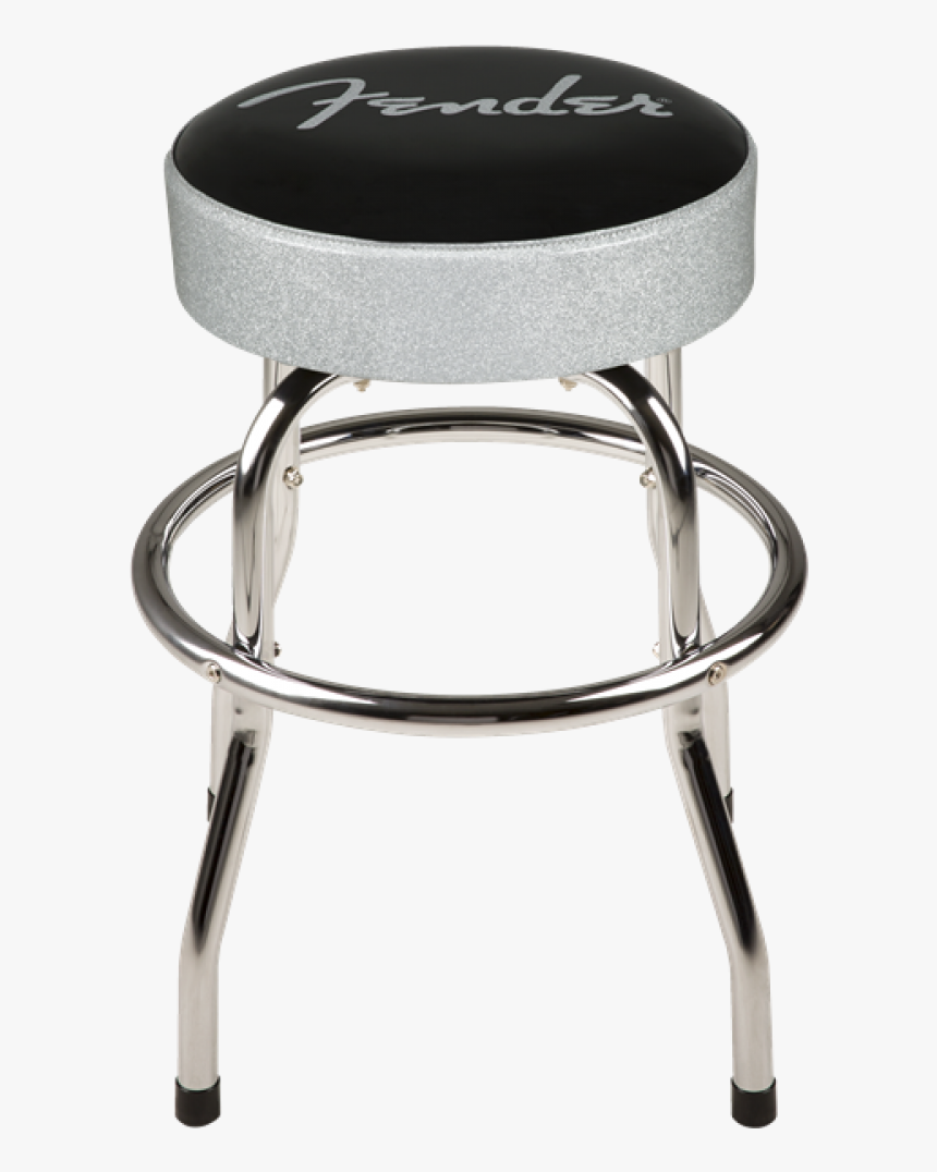 Fender Silver Sparkle Barstool, HD Png Download