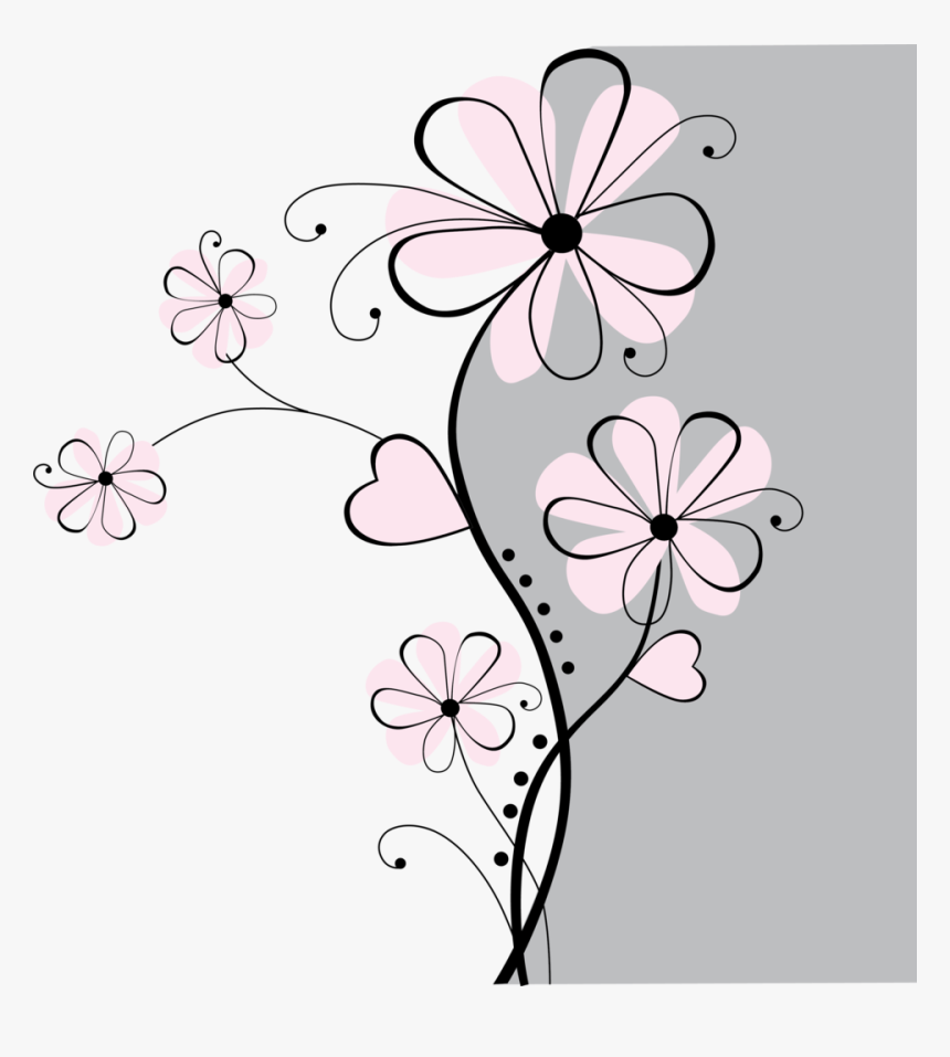 Fantasy Flowers 3 Paint By Number Mural - Gilliflower, HD Png Download