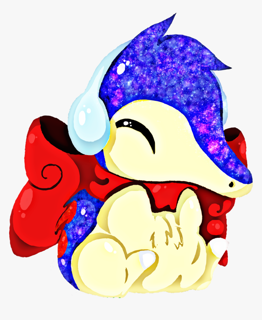 #pokemon #cyndaquil #galaxy #christmas #winter - Cyndaquil, HD Png Download