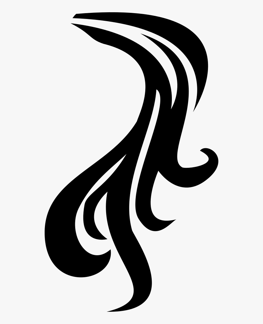 Ponytail Hair - Pony Tail Clip Art, HD Png Download