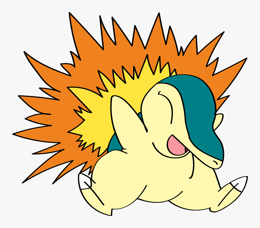 Cindy Into Cyndaquil - Cartoon, HD Png Download