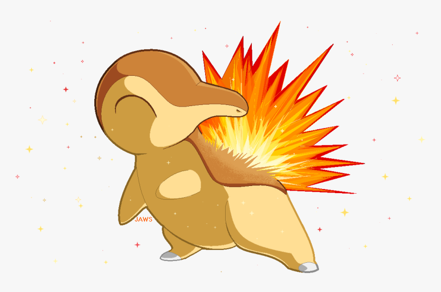 “ ☆ Cyndaquil ” - Shiny Cyndaquil Art, HD Png Download