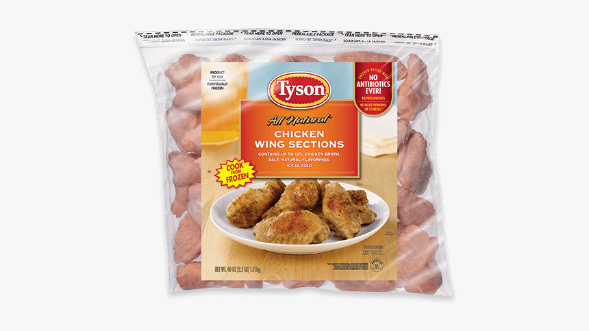 Tyson Chicken Wings - Chicken Wing Sections, HD Png Download
