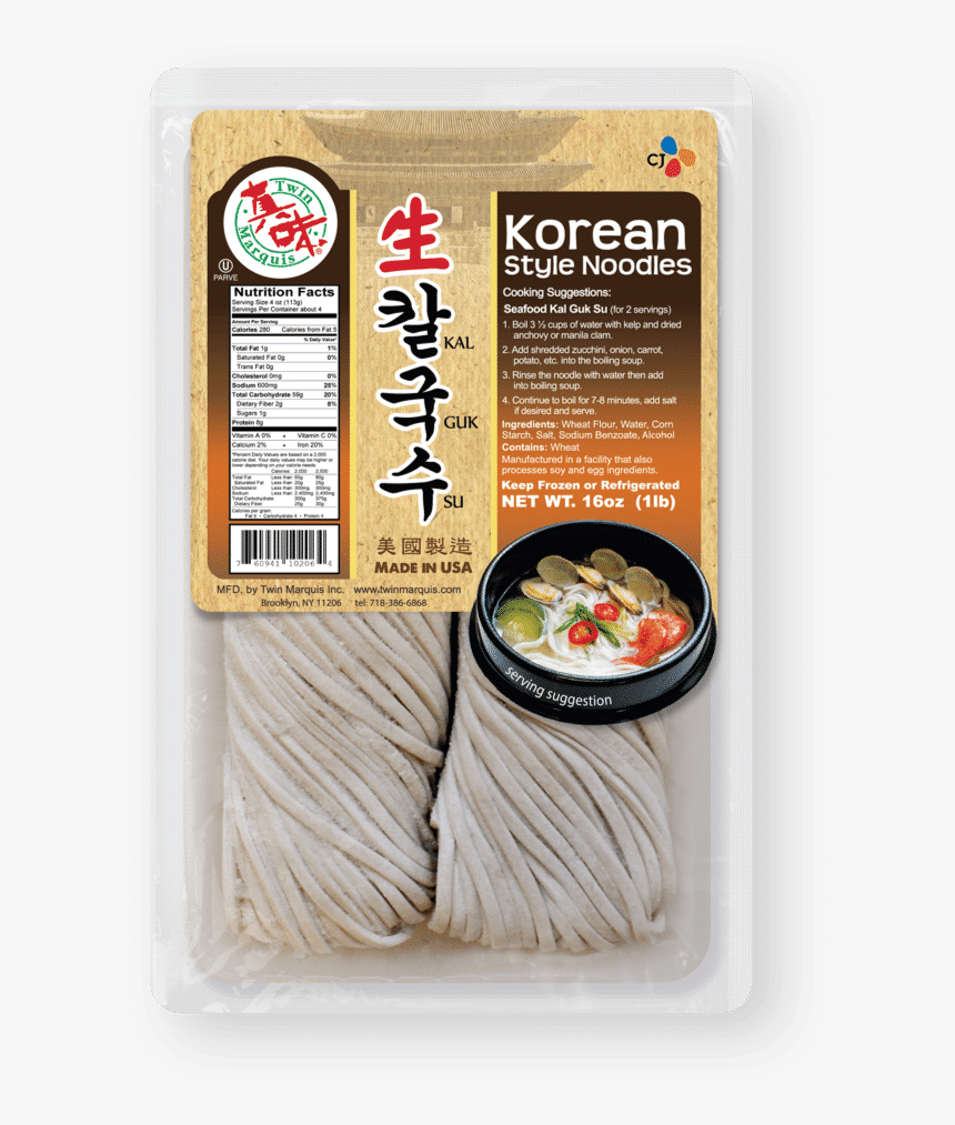 Kalguksu Korean Style Noodles - Oyster Vermicelli, HD Png Download