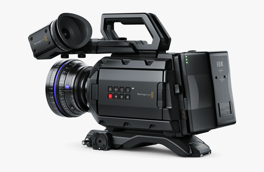 Blackmagic Ursamini Viewfinder Leftangle Fullkit Rgb - Blackmagic Ursa Mini 4k Png, Transparent Png