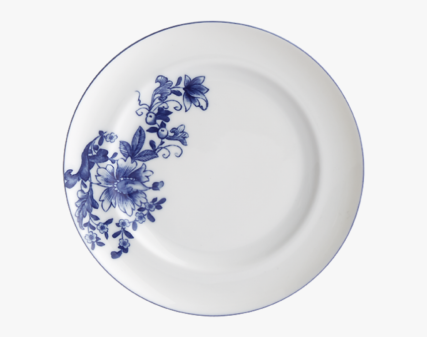 Emmeline Bread Plate - Blue And White Porcelain, HD Png Download