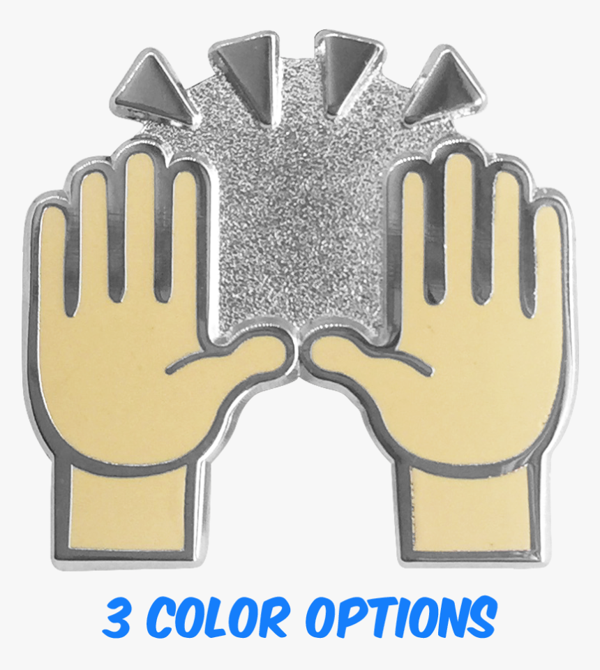 Hands Up Emoji Png - Leather, Transparent Png