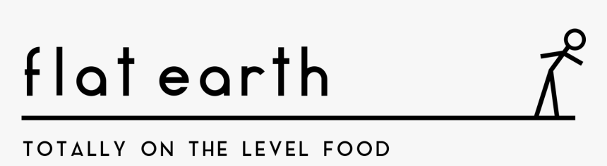 Flat Earth Logo - Black-and-white, HD Png Download