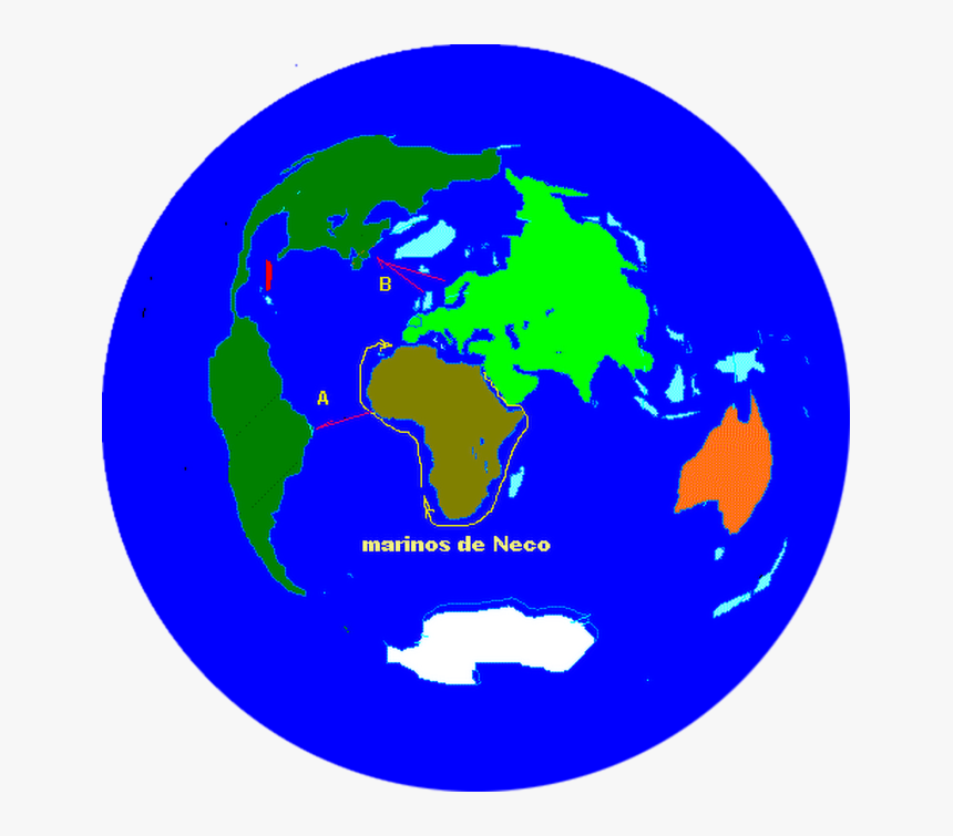Flat Earth Other Continents, HD Png Download