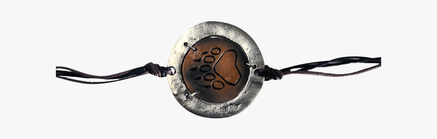 Silver And Copper Bear Claw Bracelet - Locket, HD Png Download