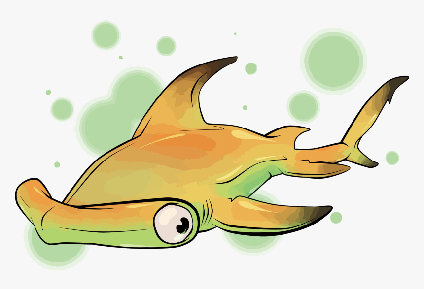 Hammerhead Clipart Ocean Fish , Png Download - Shark, Transparent Png