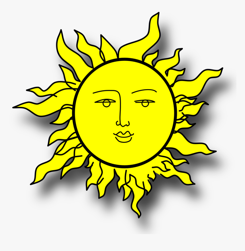 Sun With A Face, HD Png Download