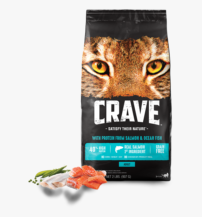Crave With Protein From Salmon Ocean Fish, HD Png Download