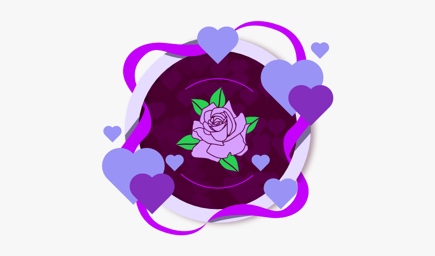 Testimonial - Animated Transparent Purple Roses, HD Png Download
