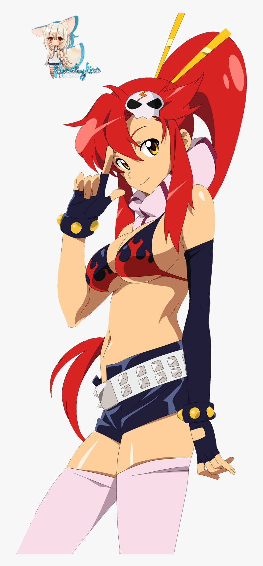 Transparent Gurren Lagann Png - Yoko Gurren Lagann Png, Png Download