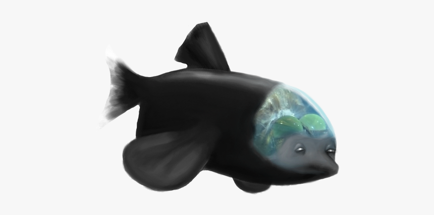Barreleyealone - Deep Sea Fish, HD Png Download