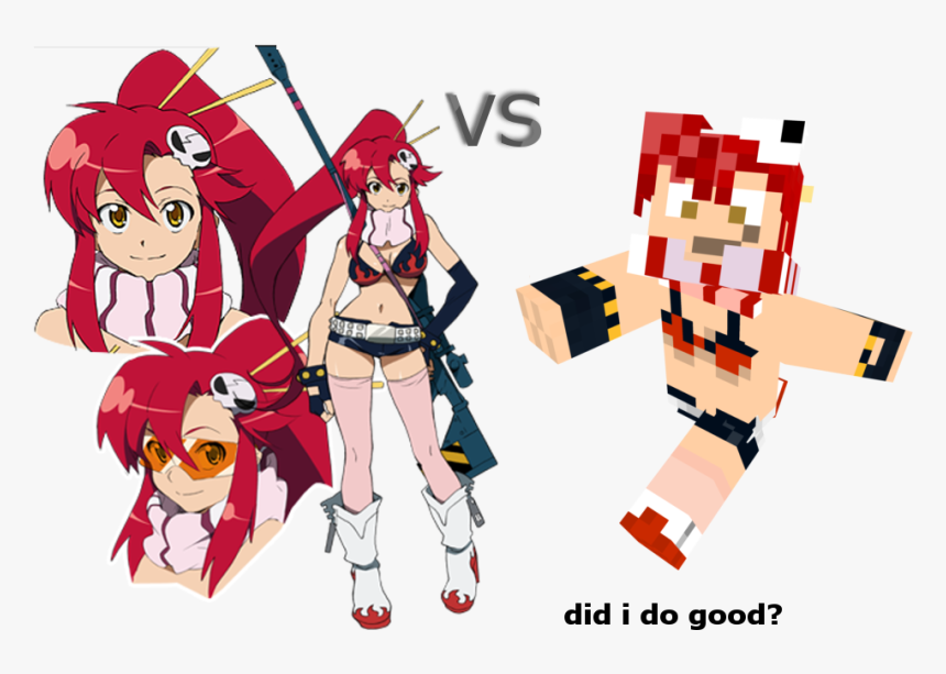 Transparent Gurren Lagann Png - Yoko Gurren Lagann Character Design, Png Download