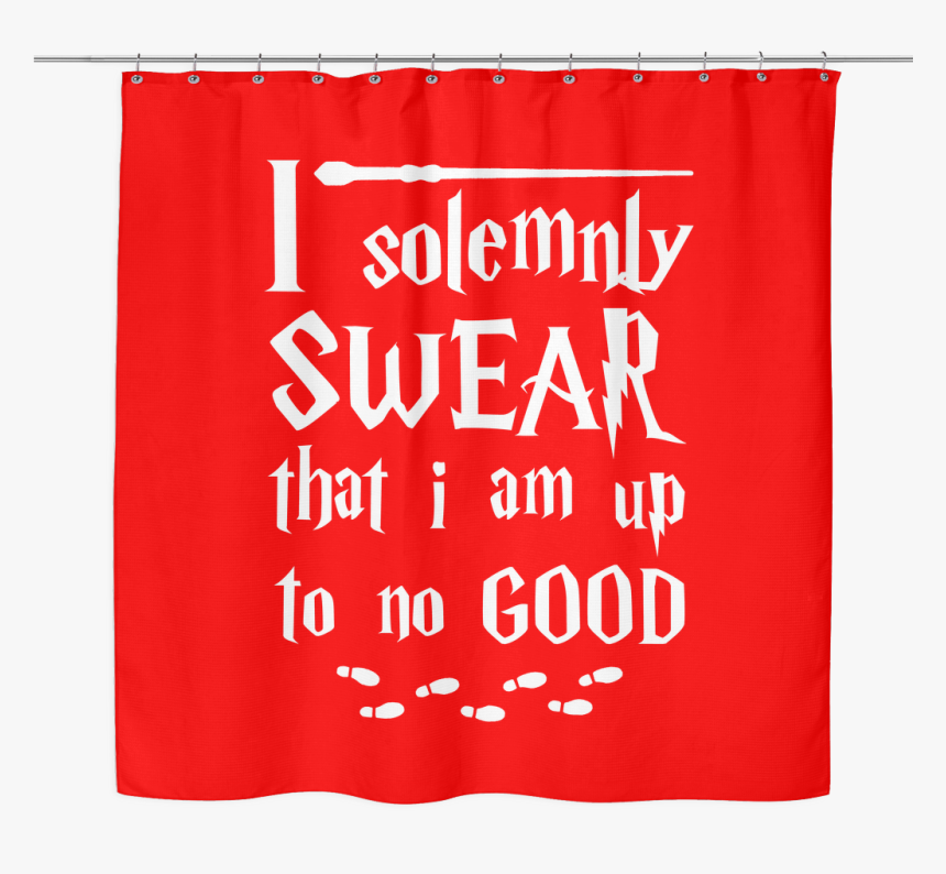 I Solemnly Swear I Am Up To No Good Shower Curtain - Curtain, HD Png Download