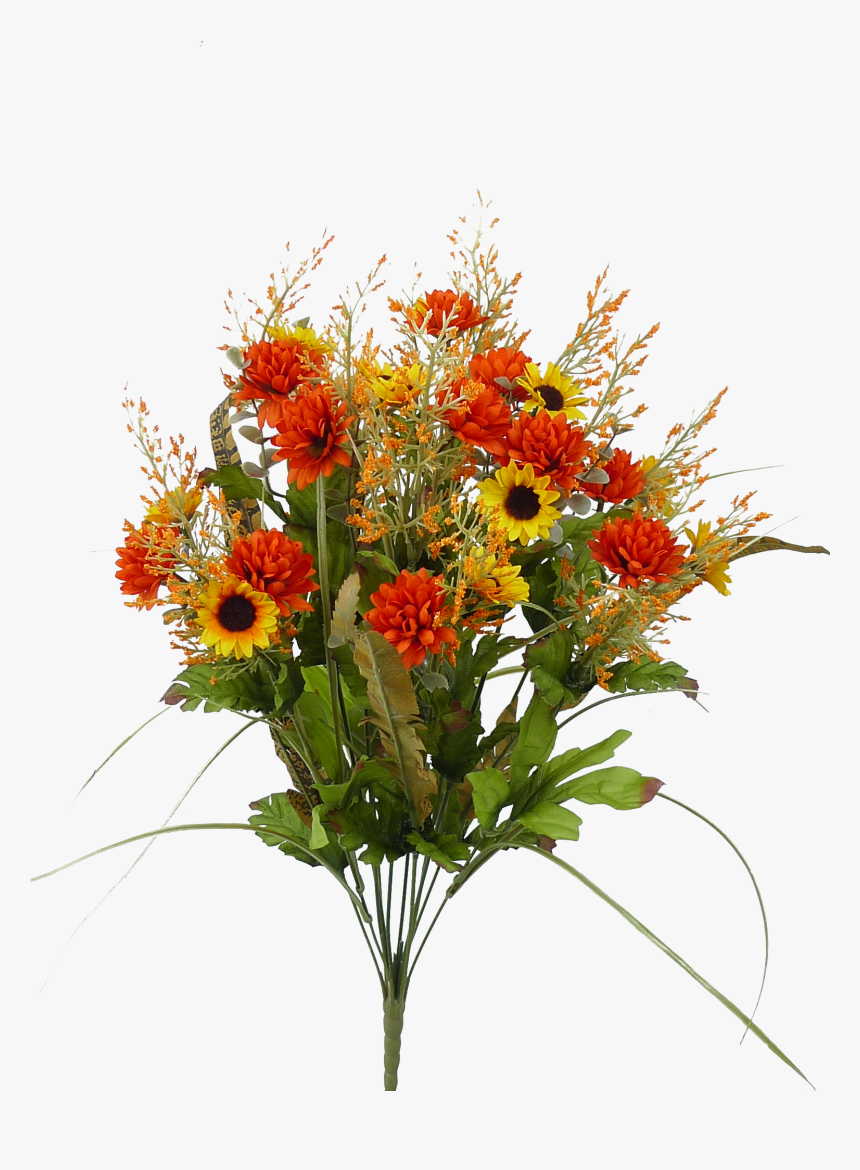 Orange-yellow Filler Flower Bush - Bouquet, HD Png Download