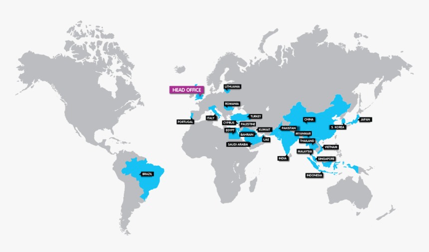Pingu-map - World Map, HD Png Download