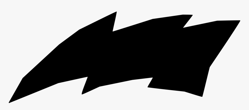 Line Angle Silhouette Star Clip Art - Mcqueen Lightning Bolt, HD Png Download