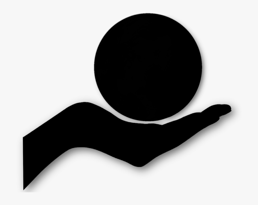 Hand Circle Clipart Sticker Silhouette - Clip Art, HD Png Download