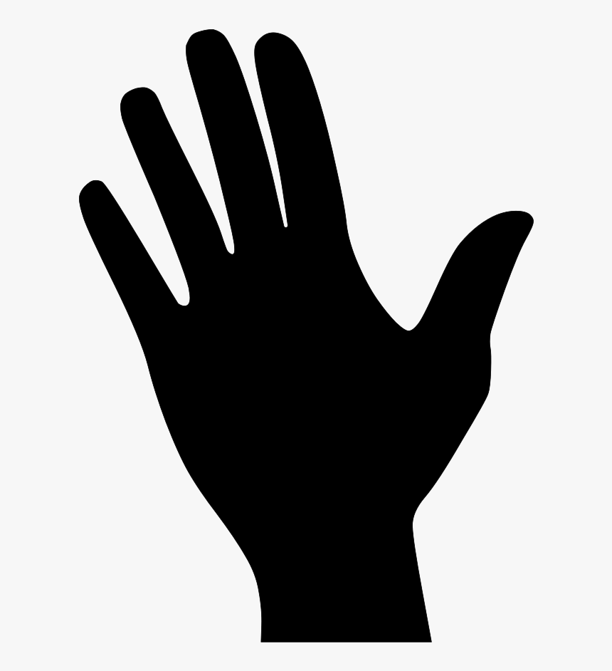Hand Silhouette Transparent, HD Png Download