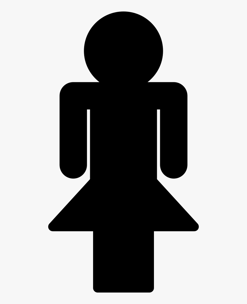 Female Silhouette Symbol - Doctor Silhouette Icon, HD Png Download