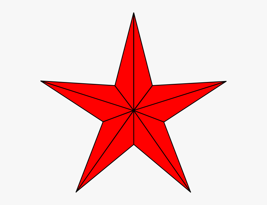 Red Star Transparent Background, HD Png Download