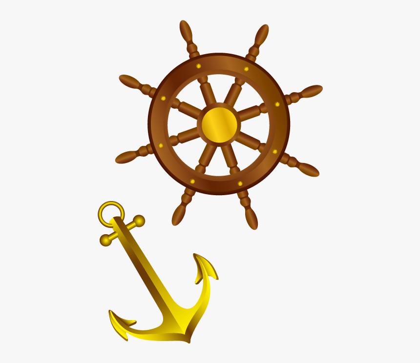 Ships Wheel Steering Wheel Boat - Ship Wheel, HD Png Download