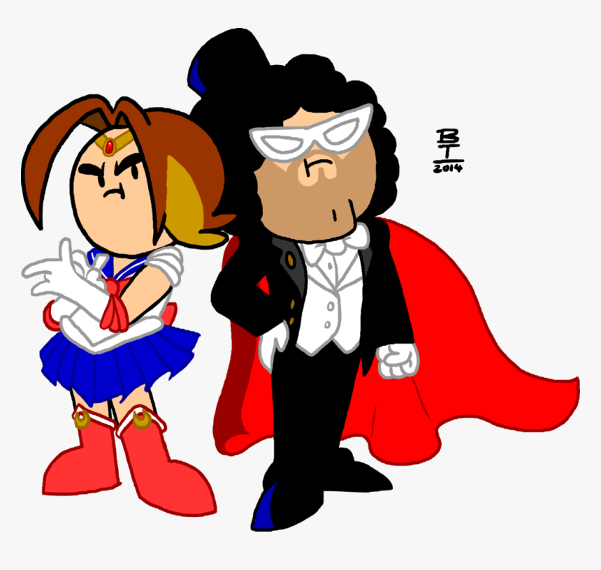 Fictional Character Cartoon Male Human Behavior Clip - Game Grumps Sailor Moon Shirt, HD Png Download