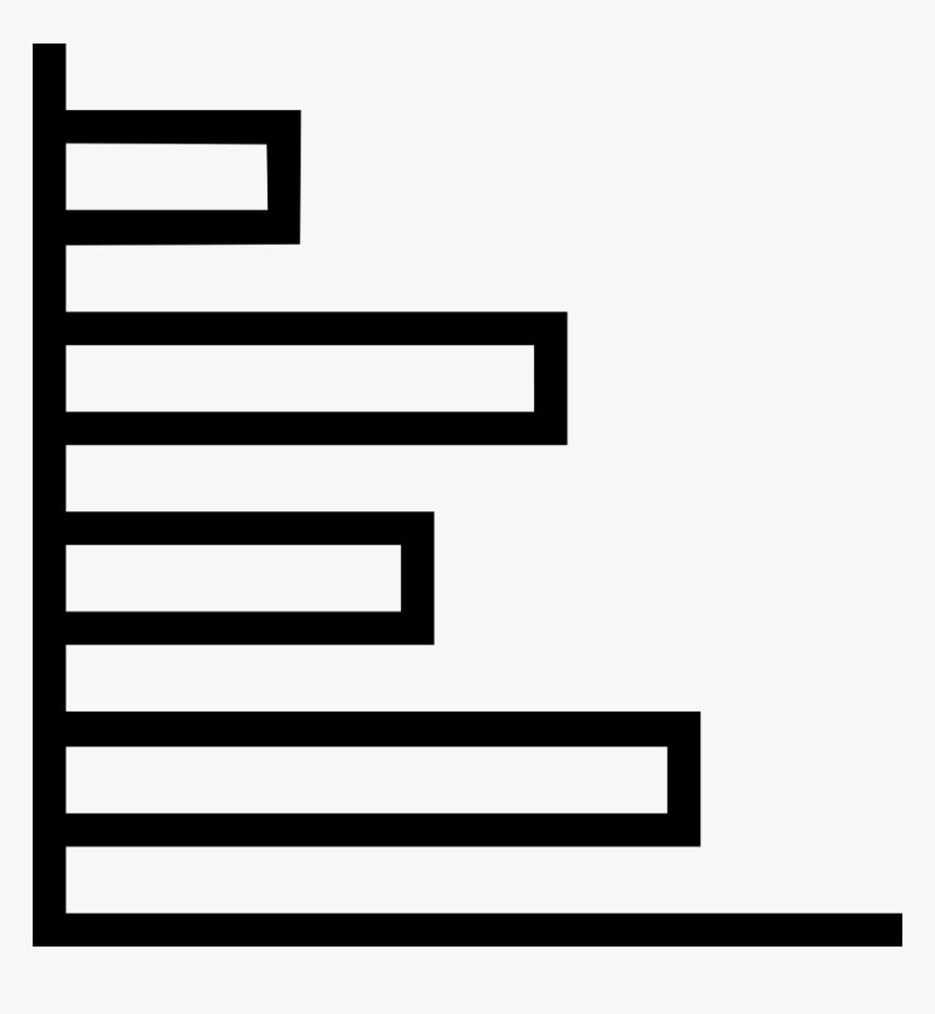 Bar Chart Report Analytics Statistic Horizontal - Colorfulness, HD Png Download