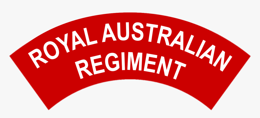 Royal Australian Regiment Battledress Flash No Border - Circle, HD Png Download